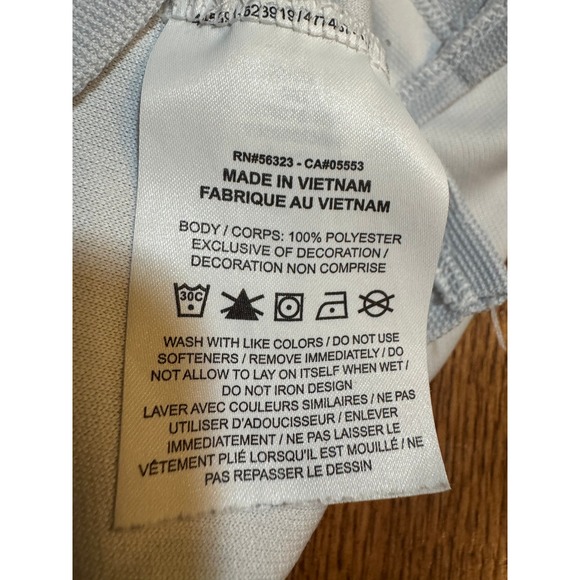 Nike Tiger Woods Collection Dri-FIT Golf Shirt Mens XXL Light Blue Perforated - Picture 10 of 12